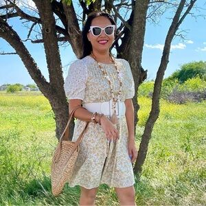 Floral Puff Sleeve Dress